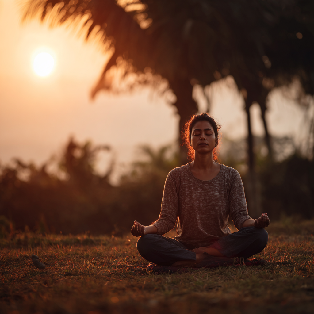 Osoba hoda u prirodi i brine o zdravlju srca